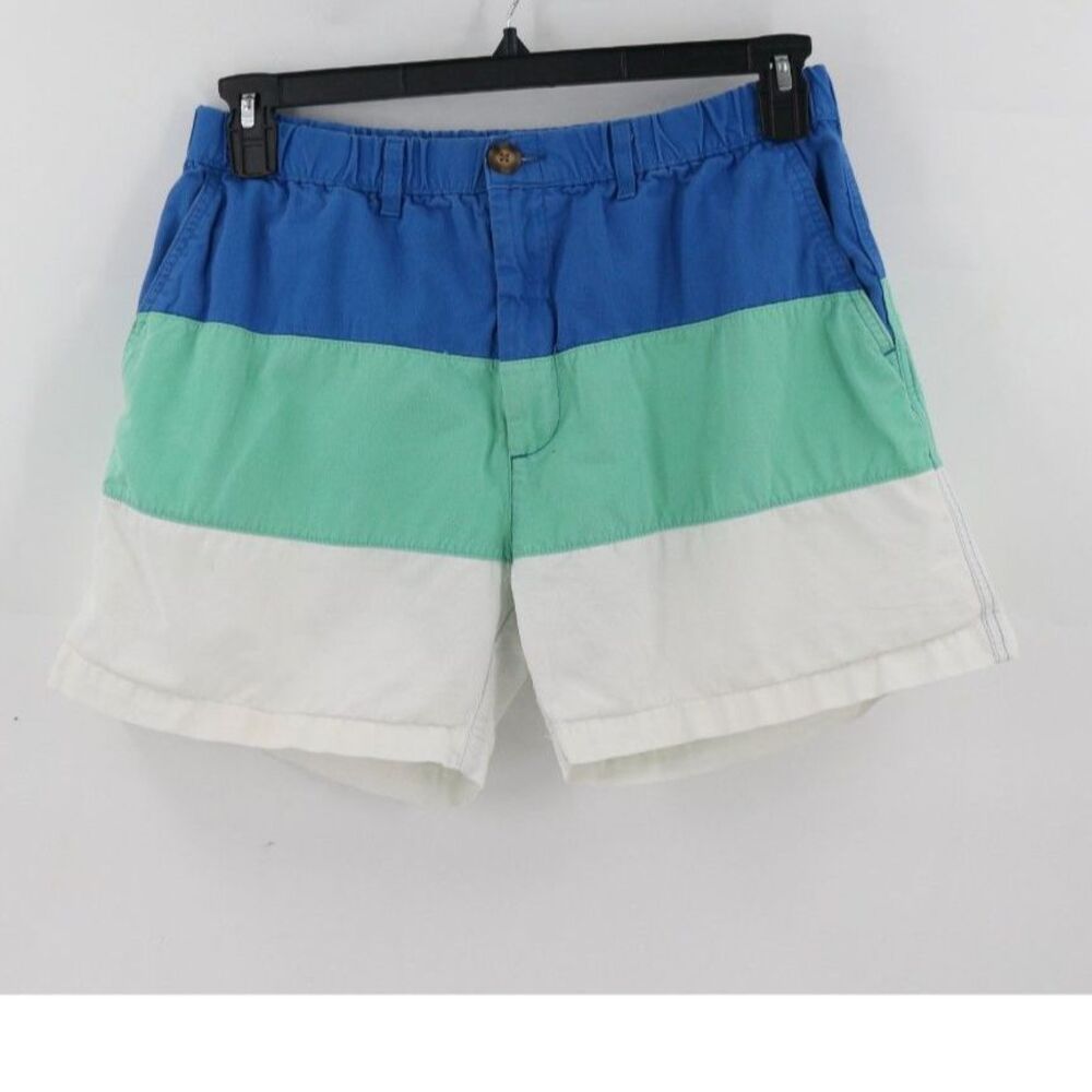 Chubbies Mens Suns Out Thighs Out Striped Shorts Striped Size Large Colorblock